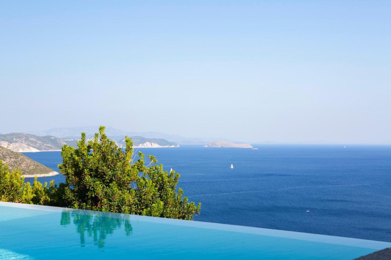 Villa Sirina Of Blue Caves Complex With Amazing View Gurantees Calm And Mind Relaxation Syvota Exteriör bild