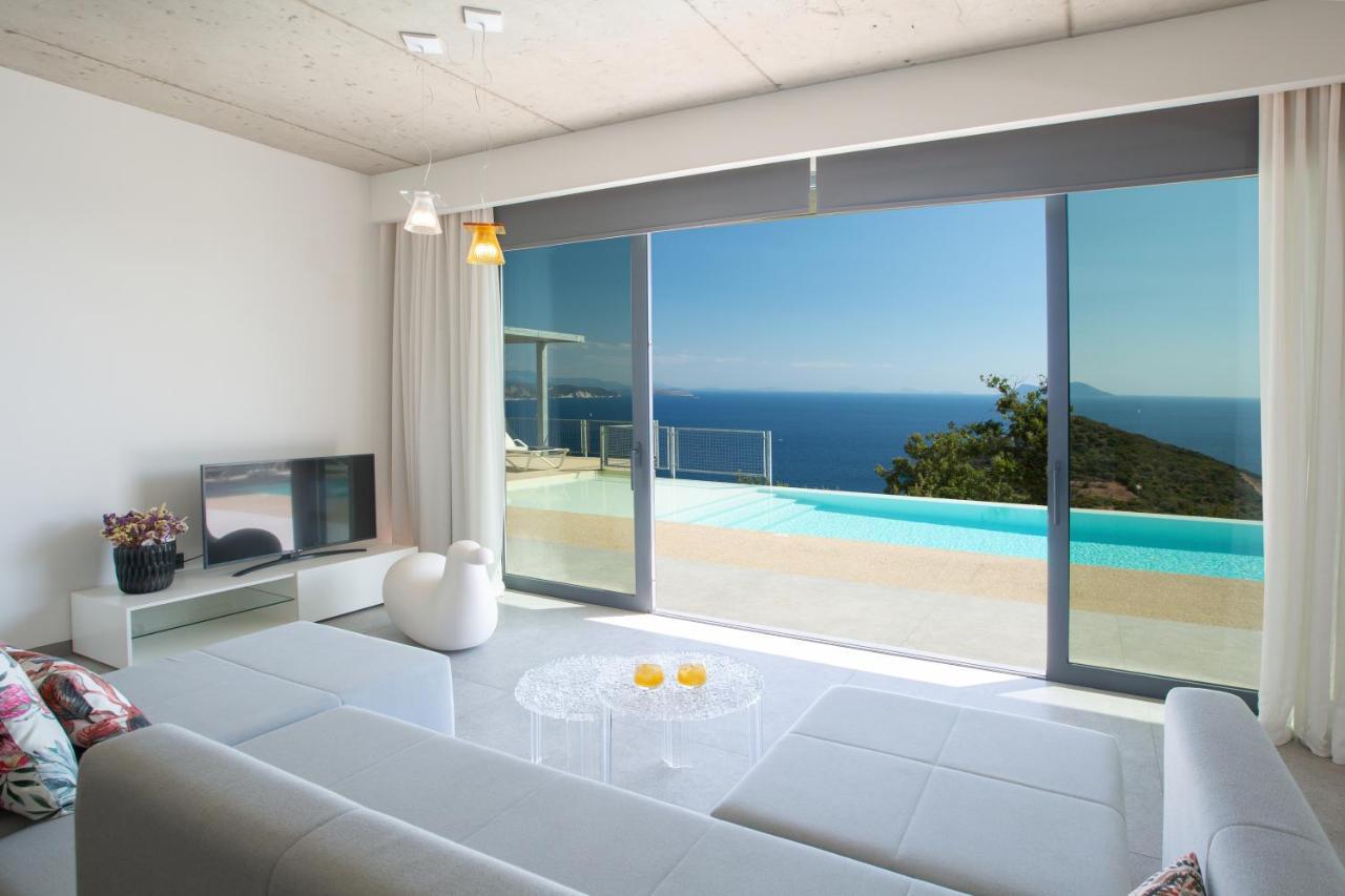 Villa Sirina Of Blue Caves Complex With Amazing View Gurantees Calm And Mind Relaxation Syvota Exteriör bild