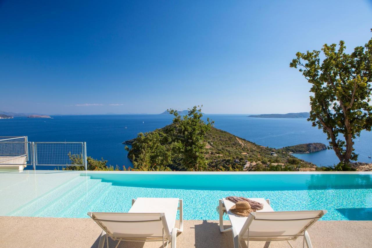 Villa Sirina Of Blue Caves Complex With Amazing View Gurantees Calm And Mind Relaxation Syvota Exteriör bild