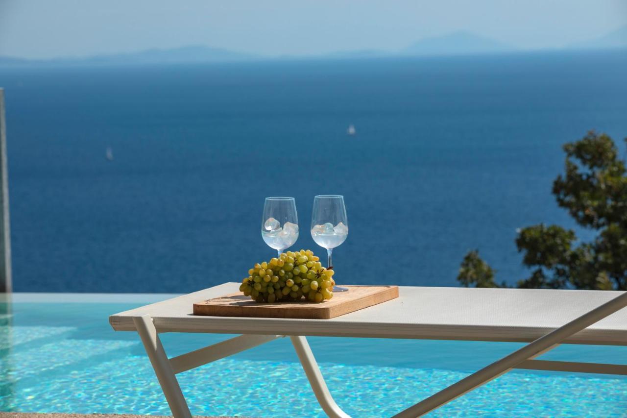 Villa Sirina Of Blue Caves Complex With Amazing View Gurantees Calm And Mind Relaxation Syvota Exteriör bild