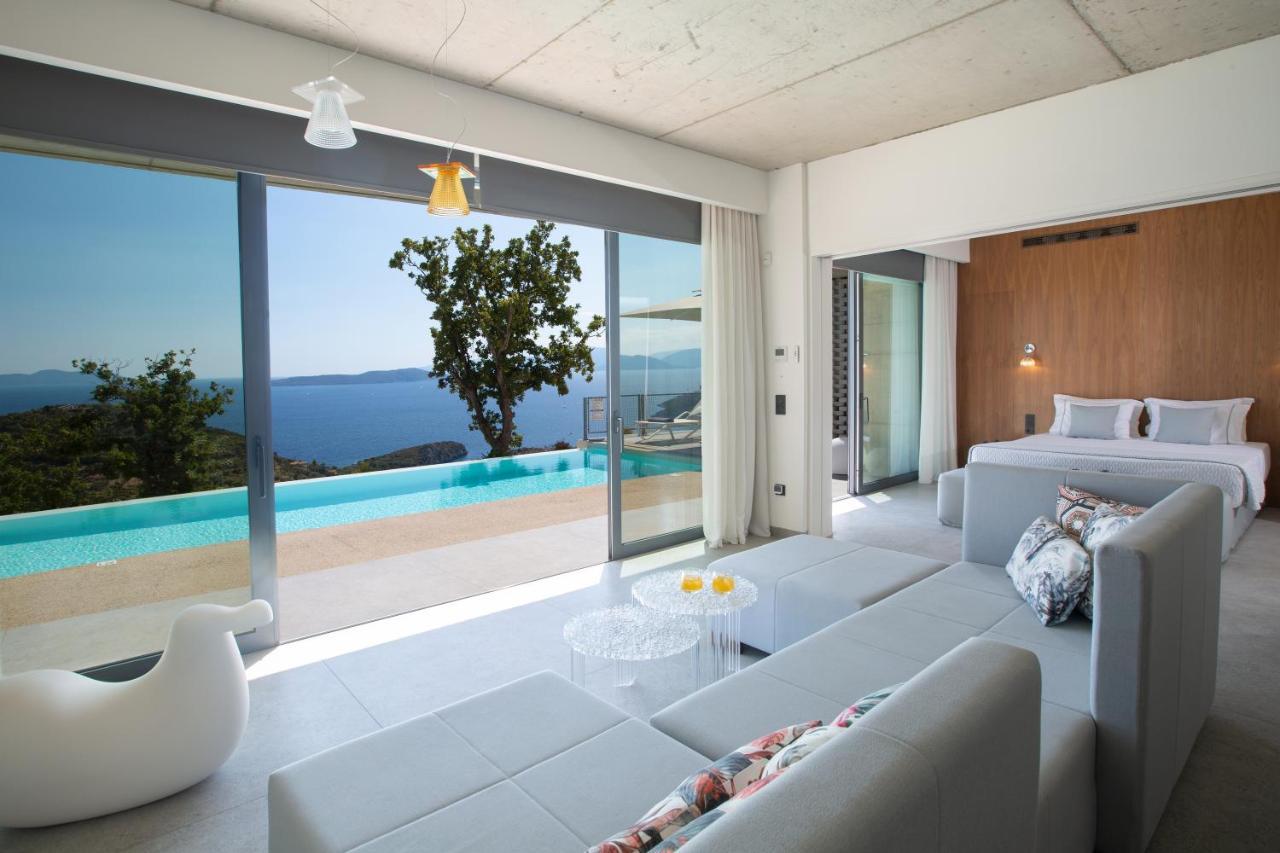 Villa Sirina Of Blue Caves Complex With Amazing View Gurantees Calm And Mind Relaxation Syvota Exteriör bild